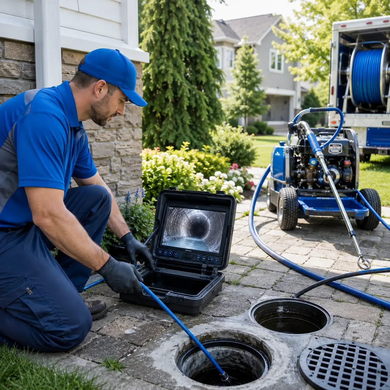 Outdoor drain cleaning professionals serving Hinsdale, NY